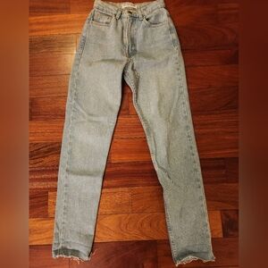 American Apparel Straight Leg Light Wash Jeans Size 25